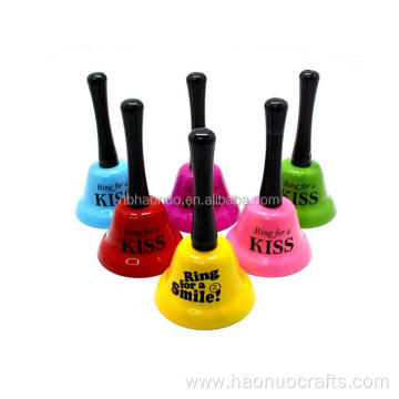 plastic-spray wedding table bells with different design